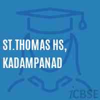 St.Thomas Hs, Kadampanad Secondary School Logo
