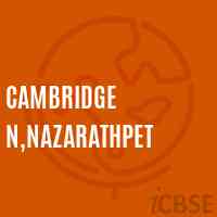 Cambridge N,Nazarathpet Primary School Logo