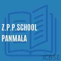 Z.P.P.School Panmala Logo