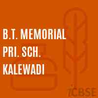 B.T. Memorial Pri. Sch. Kalewadi Middle School Logo