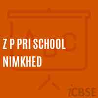 Z P Pri School Nimkhed Logo