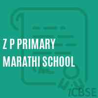 Z P Primary Marathi School Logo