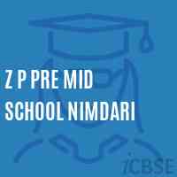 Z P Pre Mid School Nimdari Logo