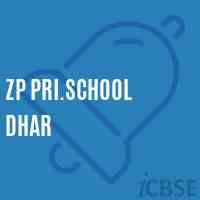 Zp Pri.School Dhar Logo
