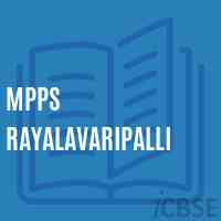 Mpps Rayalavaripalli Primary School Logo