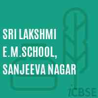 Sri Lakshmi E.M.School, Sanjeeva Nagar Logo