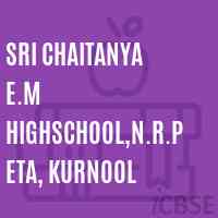 Sri Chaitanya E.M Highschool,N.R.Peta, Kurnool Logo