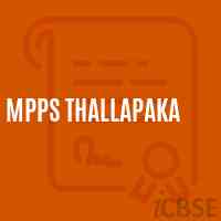 Mpps Thallapaka Primary School Logo