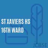 ST XAVIERS HS 16th WARD Secondary School Logo