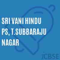 Sri Vani Hindu Ps, T.Subbaraju Nagar Primary School Logo