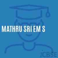 Mathru Sri Em S Middle School Logo