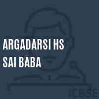 Argadarsi Hs Sai Baba Secondary School Logo