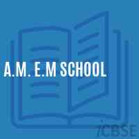 A.M. E.M School Logo