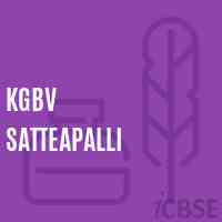 Kgbv Satteapalli Secondary School Logo
