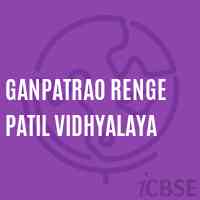 Ganpatrao Renge Patil Vidhyalaya Secondary School Logo