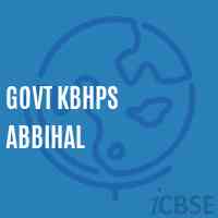 Govt Kbhps Abbihal Middle School Logo