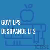 Govt Lps Deshpande Lt 2 Primary School Logo