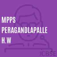 Mpps Peragandlapalle H.W Primary School Logo