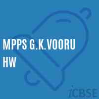 Mpps G.K.Vooru Hw Primary School Logo