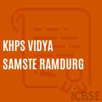 Khps Vidya Samste Ramdurg Middle School Logo