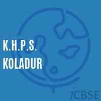 K.H.P.S. Koladur Middle School Logo