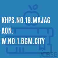 Khps.No.19.Majagaon. W.No.1.Bgm.City Middle School Logo