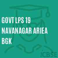 Govt Lps 19 Navanagar Ariea Bgk Primary School Logo