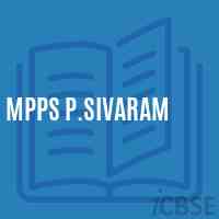 Mpps P.Sivaram Primary School Logo