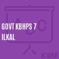 Govt Kbhps 7 Ilkal Middle School Logo