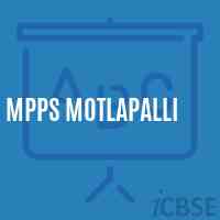 Mpps Motlapalli Primary School Logo