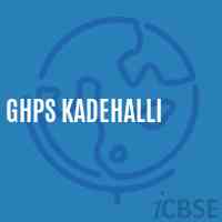 Ghps Kadehalli Middle School Logo