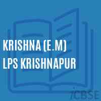 Krishna (E.M) Lps Krishnapur Middle School Logo