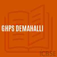 Ghps Demahalli Middle School Logo
