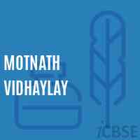 Motnath Vidhaylay Senior Secondary School Logo
