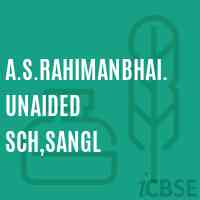 A.S.Rahimanbhai.Unaided Sch,Sangl Primary School Logo