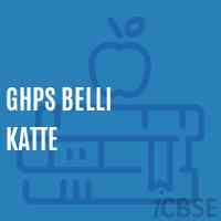 Ghps Belli Katte Middle School Logo