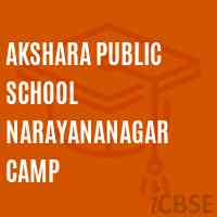 Akshara Public School Narayananagar Camp Logo