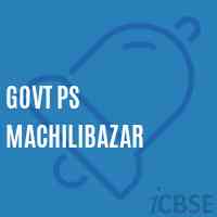 Govt Ps Machilibazar Primary School Logo