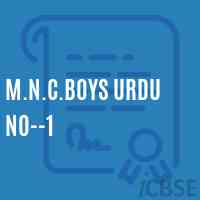 M.N.C.Boys Urdu No--1 Middle School Logo