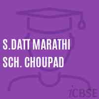 S.Datt Marathi Sch. Choupad Middle School Logo