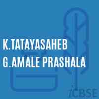 K.Tatayasaheb G.Amale Prashala Secondary School Logo
