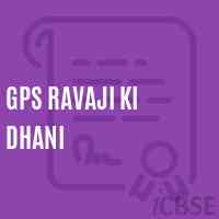 Gps Ravaji Ki Dhani Primary School Logo