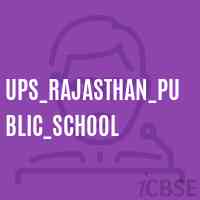 Ups_Rajasthan_Public_School Logo