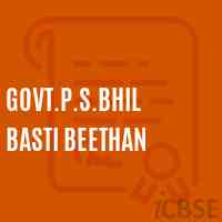 Govt.P.S.Bhil Basti Beethan Primary School Logo