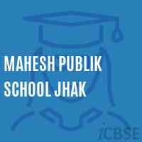 Mahesh Publik School Jhak Logo