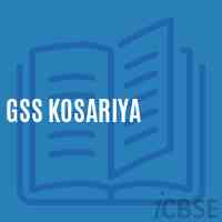 Gss Kosariya Secondary School Logo