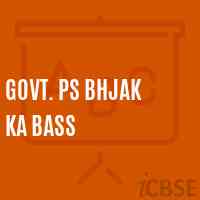 Govt. Ps Bhjak Ka Bass Primary School Logo