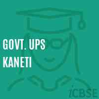Govt. Ups Kaneti Middle School Logo