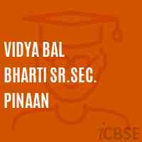 Vidya Bal Bharti Sr.Sec. Pinaan Senior Secondary School Logo
