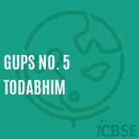 Gups No. 5 Todabhim Middle School Logo